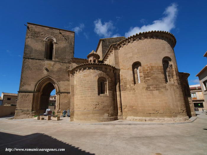 CABECERA Y TORRE DE LA COLEGIATA